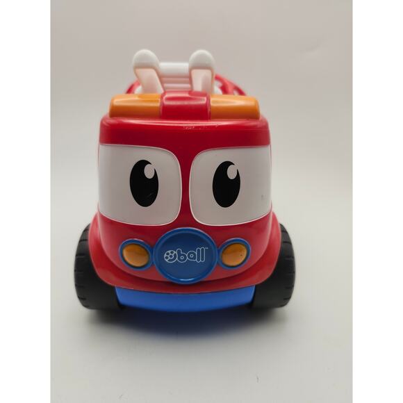 Oball Go Grippers Red Car Toy Baby Toddler Lightweight Easy Grip Vehicle 10940 - Picture 3 of 8
